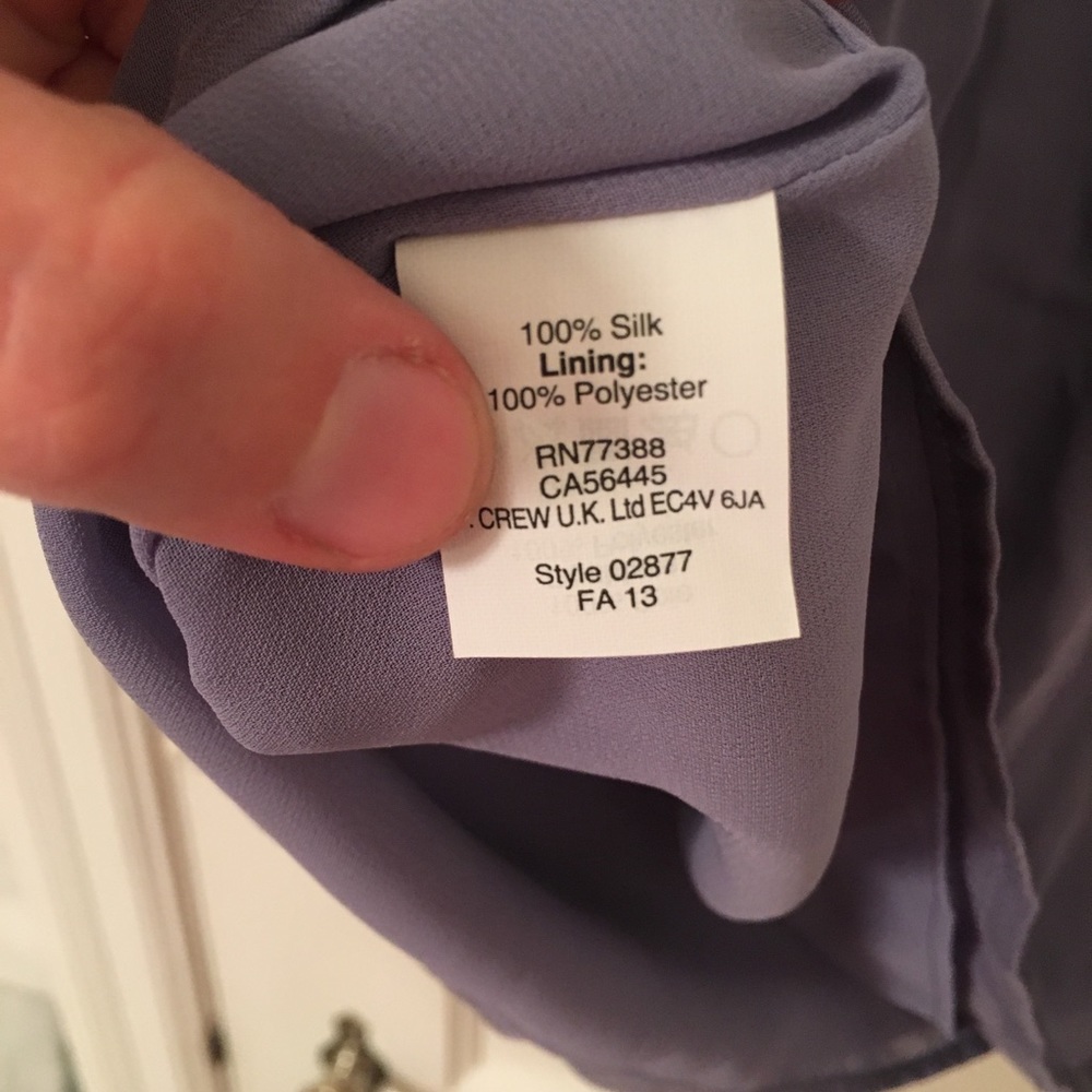 J Crew Collared Shirt With Button Placket At Back - image 4